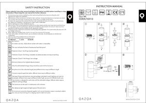 Bruksanvisning Qazqa 93909 Duo Lampe