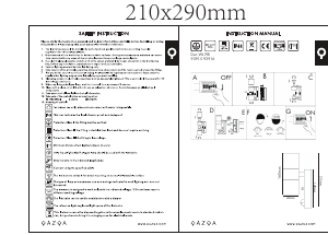 Instrukcja Qazqa 93915 Duo Lampa