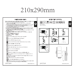 Instrukcja Qazqa 93917 Duo Lampa