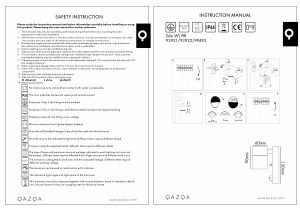 Bruksanvisning Qazqa 93921 Solo Lampa