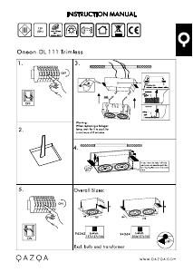 Manual de uso Qazqa 94363 1 Lámpara