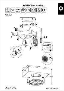 Manual de uso Qazqa 94457 Ga 1 Lámpara