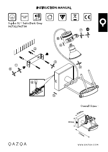 Instrukcja Qazqa 94732 SUplux Lampa