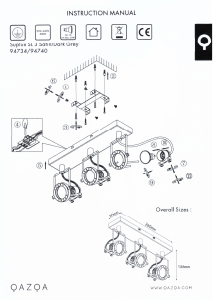 Instrukcja Qazqa 94734 SUplux Lampa