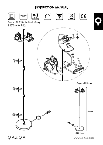 Instrukcja Qazqa 94742 SUplux Lampa