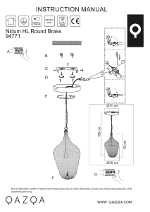 Bruksanvisning Qazqa 94771 Nidum Lampa