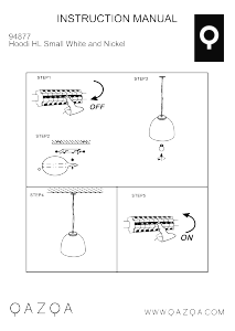 Instrukcja Qazqa 94877 Hoodi Lampa