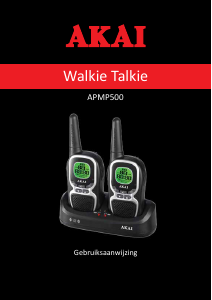 Handleiding Akai APMP500 Walkie-talkie