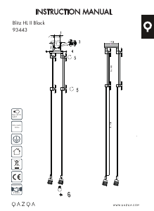 Bedienungsanleitung Qazqa 95089 Blitz II Leuchte