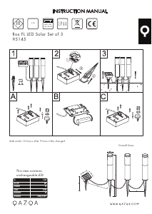 Instrukcja Qazqa 95145 Rox Lampa