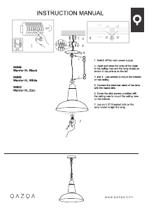 Manuale Qazqa 95570 Warrior Lampada