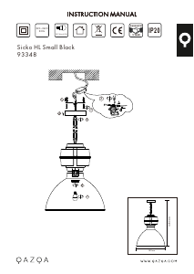 Bruksanvisning Qazqa 95599 Sicko Lampe