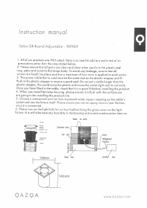 Manual de uso Qazqa 95600 Delux Lámpara