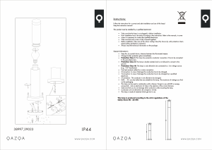 Manuale Qazqa 95674 Rox Lampada