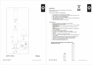 Bruksanvisning Qazqa 95674 Rox Lampa