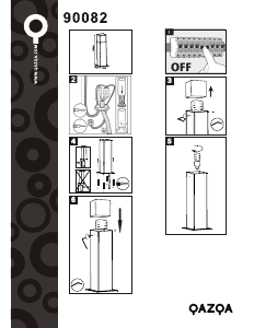 Instrukcja Qazqa 95680 Denmark Lampa