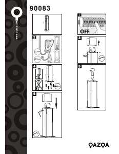 Instrukcja Qazqa 95683 Denmark Lampa