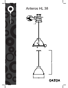 Bedienungsanleitung Qazqa 95726 Anteros Leuchte