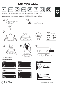 Bruksanvisning Qazqa 95779 Simply Lampe