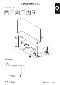 Instrukcja Qazqa 95791 Otan Lampa