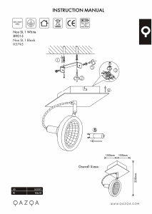 Instrukcja Qazqa 95795 Nox Lampa