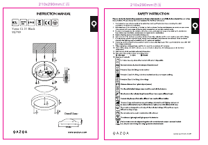 Bruksanvisning Qazqa 95799 Yuma 31 Lampe