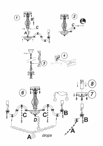 Manuale Qazqa 95875 Marie Theresa Lampada