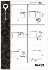 Manual de uso Qazqa 96081 Baleno I Lámpara