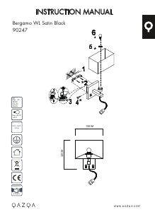 Instrukcja Qazqa 96152 Bergamo Lampa