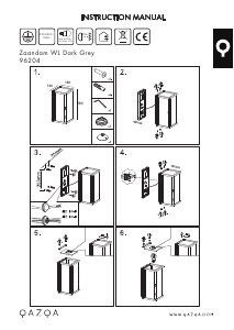 Instrukcja Qazqa 96204 Zaandam Lampa