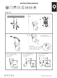 Manual de uso Qazqa 96501 Gissi Lámpara