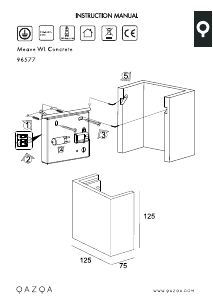 Bruksanvisning Qazqa 96577 Meave Lampe