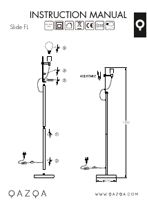 Bruksanvisning Qazqa 96619 Slide Lampe