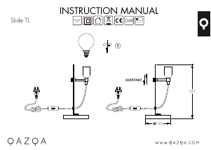Instrukcja Qazqa 96622 Slide Lampa