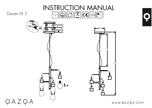 Instrukcja Qazqa 96626 Darren Lampa