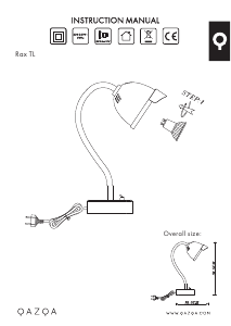 Instrukcja Qazqa 96690 Rax Lampa