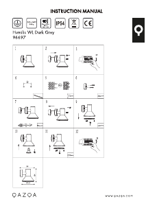 Bedienungsanleitung Qazqa 96697 Humilis Leuchte