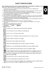 Manuale Qazqa 96763 Krit Lampada