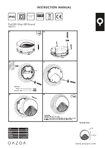 Manual de uso Qazqa 96771 Pod Lámpara