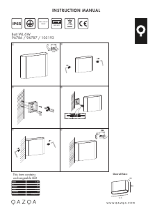 Manual de uso Qazqa 96786 Batt Lámpara