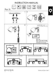 Bedienungsanleitung Qazqa 96822 Plan Leuchte