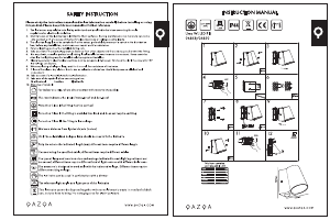 Manual de uso Qazqa 96858 Uma Lámpara