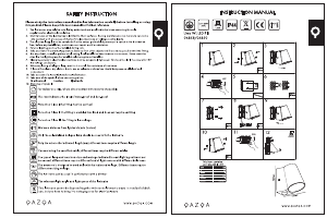 Instrukcja Qazqa 96859 Uma Lampa