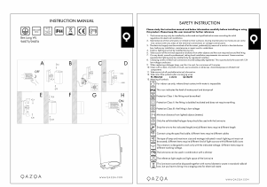 Manual de uso Qazqa 96873 Ben 2 Lámpara