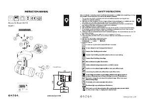 Manual de uso Qazqa 96891 Movie Lámpara