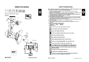 Manual de uso Qazqa 96894 Movie Lámpara