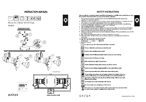 Bruksanvisning Qazqa 96896 Movie Lampe