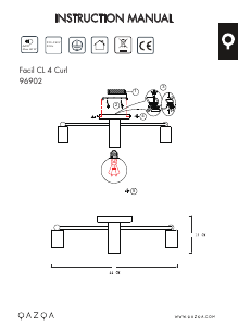 Instrukcja Qazqa 96902 Facil Lampa