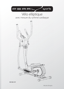 Mode d’emploi Pearl Sports NX1080-675 Vélo elliptique