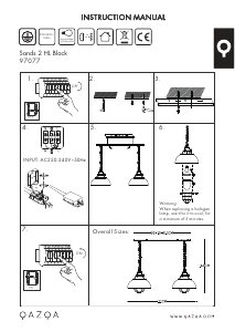 Instrukcja Qazqa 97077 Nelly Lampa